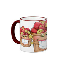 How about them apples?!  Happy Apples! Coffee Mugs