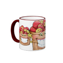 How about them apples?!  Happy Apples! Coffee Mugs