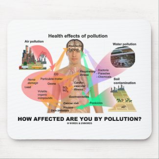 How Affected Are You By Pollution? (Physiology) mousepad