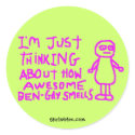 How Awesome Ben Gay Smells stickers