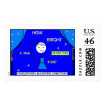 How bright is that star? Stamp