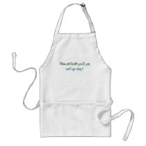 How Can I Miss You Apron aprons