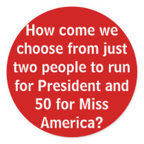 How come we choose from... - sticker