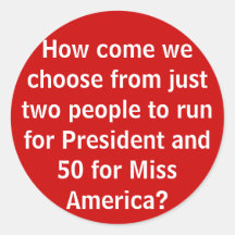 How come we choose from... - sticker