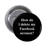 How do I delete my Facebook account? buttons