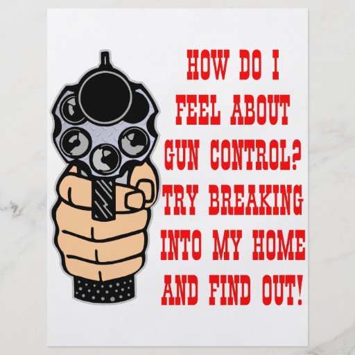 How Do I Feel About Gun Control Flyer