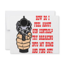 How Do I Feel About Gun Control invitations