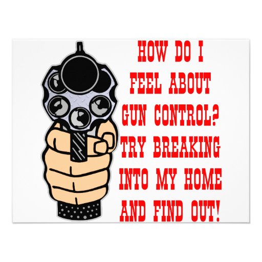 How Do I Feel About Gun Control Custom Announcements