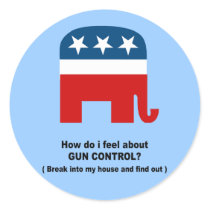 How do i feel about gun control stickers