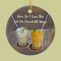 How Do I Love Thee ornaments