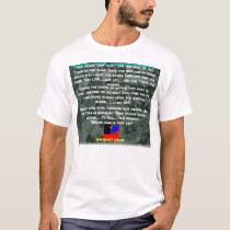 How go's the enemy/War Sucks! t-shirts