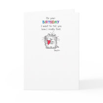HOW I REALLY FEEL GREETING CARDS