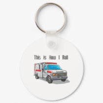 How I Roll Ambulance keychains