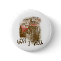 How I Roll - ATC Trike Three Wheeler Pinback Buttons