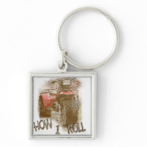 How I Roll - ATC Trike Three Wheeler Keychain