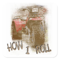 How I Roll - ATC Trike Three Wheeler Stickers