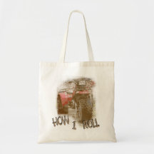 How I Roll - ATC Trike Three Wheeler Tote Bags