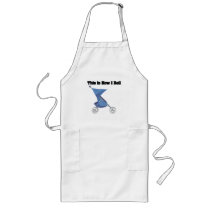 How I Roll (Baby Stroller) aprons by doonidesigns How I Roll (Baby Stroller) aprons