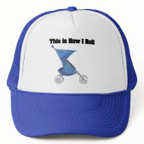 How I Roll (Baby Stroller) hats by doonidesigns How I Roll (Baby Stroller) hats
