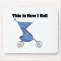 How I Roll (Baby Stroller) mousepads