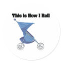 How I Roll (Baby Stroller) stickers
