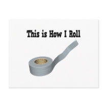 How I Roll Duct Tape Postcard