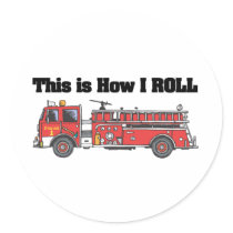 How I Roll (Fire Engine/Truck) stickers