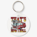 How I Roll Fire Truck keychains