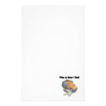 How I Roll (Garbage Truck) Custom Stationery