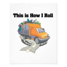 How I Roll (Garbage Truck) Personalized Invite