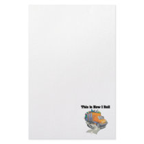 How I Roll (Garbage Truck) Custom Stationery