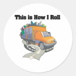 How I Roll (Garbage Truck) stickers