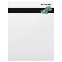 How I Roll (Go Cart) Letterhead Template