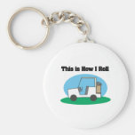 How I Roll (Golf Cart) keychains