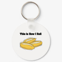 How I Roll (Italian Bread Rolls) keychains