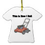 How I Roll (Lawn Mover) Christmas Ornaments