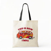 How I Roll Mom Minivan Canvas Bag