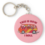 How I Roll Mom Minivan Key Chains
