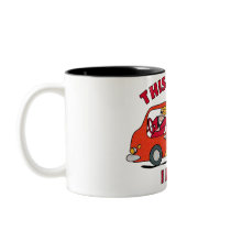 How I Roll Mom Minivan Coffee Mugs