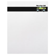How I Roll (Monster Truck) Letterhead Design
