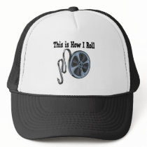 How I Roll Movie Film Tape Mesh Hat