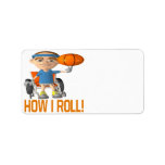 How I Roll Personalized Address Label