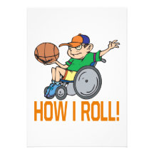How I Roll Personalized Invitation
