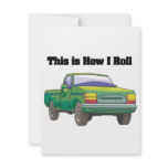 How I Roll (Pickup Truck) Personalized Invitation
