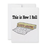 How I Roll Plastic Wrap Invite