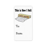 How I Roll Plastic Wrap Custom Address Label