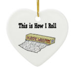 How I Roll Plastic Wrap Ornament