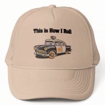 How I Roll (Police/Cop Car) Mesh Hats