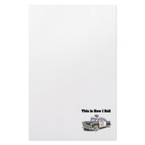 How I Roll (Police/Cop Car) Stationery Design