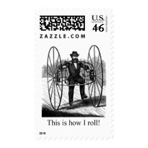 How I Roll Postage Stamp